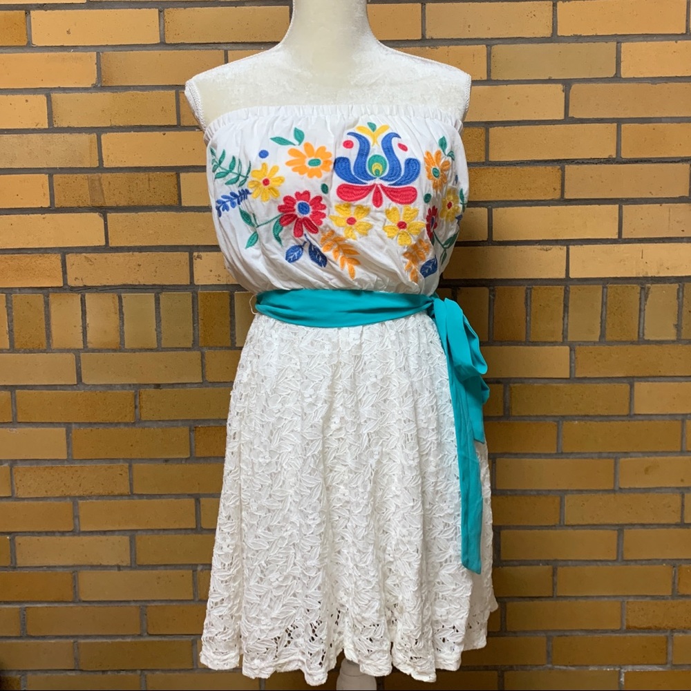 White Summer Festival Dress
